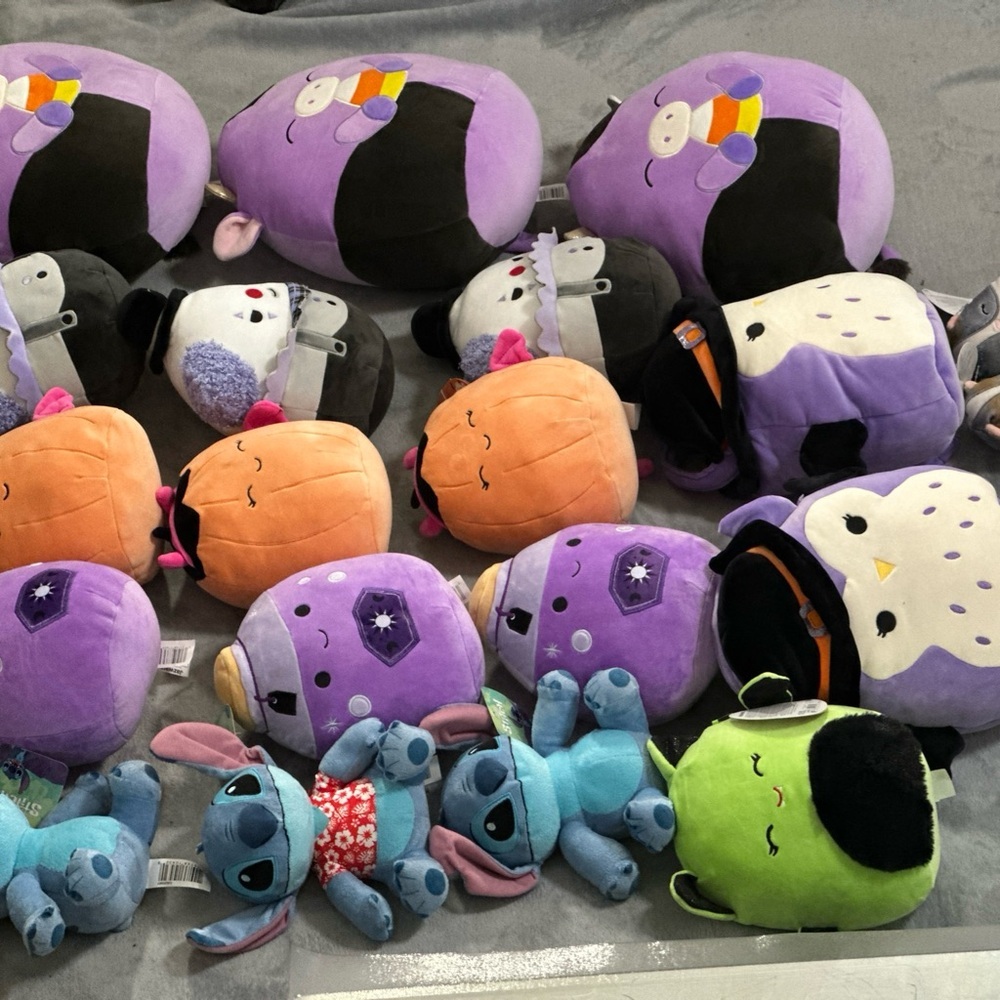 Squishmallow new wholesale plush lot of 20 mixed most lovable plushes  KellyToy